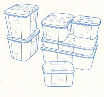 K18 Kühlschrank-System Tupperware