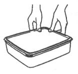 Der eckige Tupperware-Verschluss