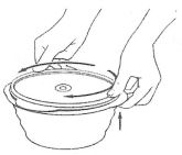 Der Tupperware-Sicherheitsverschluss für Mini-Max