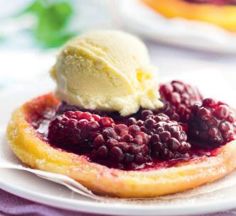 Armer Ritter mit Brombeeren