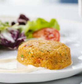 Aromatische Krabbenküchlein