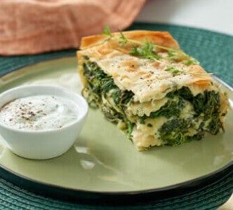 Börek mit Blattspinat und Schafskäse
