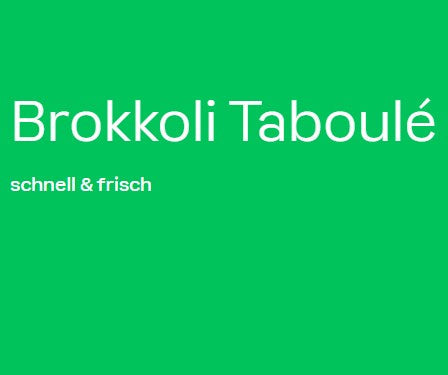 Brokkoli Taboulé