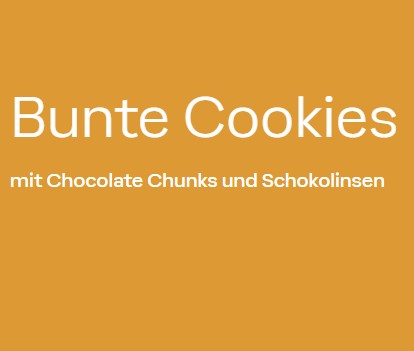 Bunte Cookies