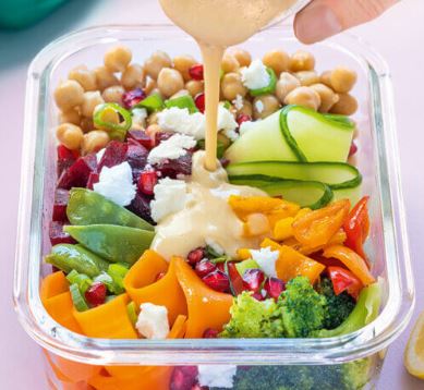 Bunte Veggie Bowl