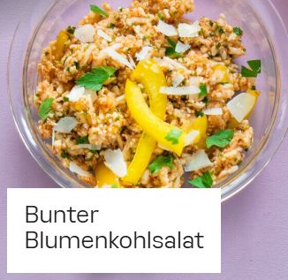 Bunter Blumenkohl­salat