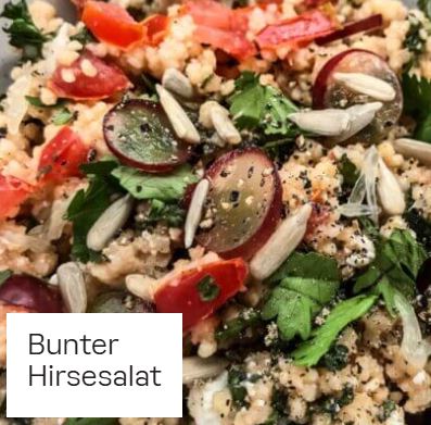 Bunter Hirsesalat