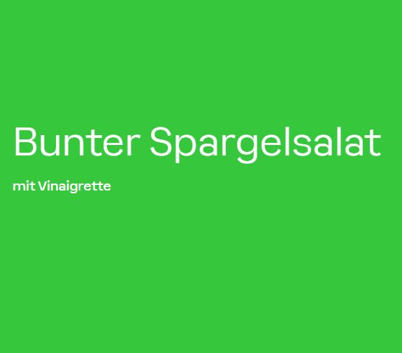 Bunter Spargelsalat