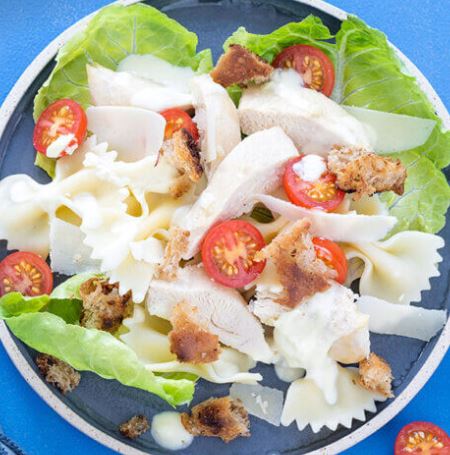 Caesar Salad mit Pasta
