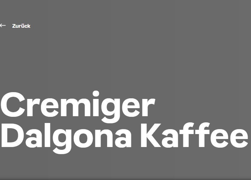 Cremiger Dalgona Kaffee