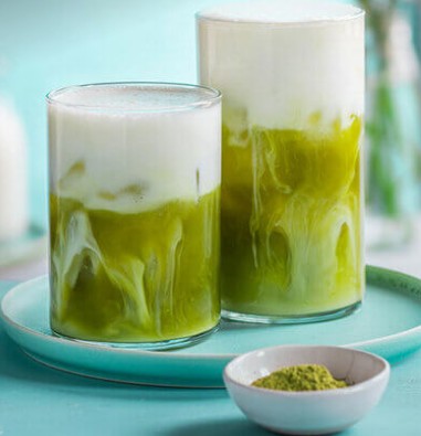 Cremiger Matcha Latte