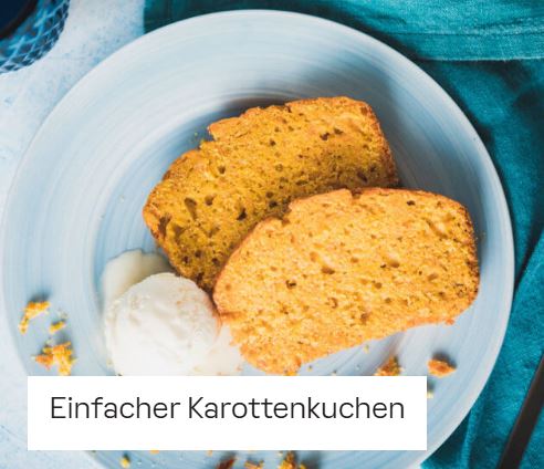 Einfacher Karottenkuchen