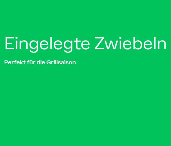 Eingelegte Zwiebeln
