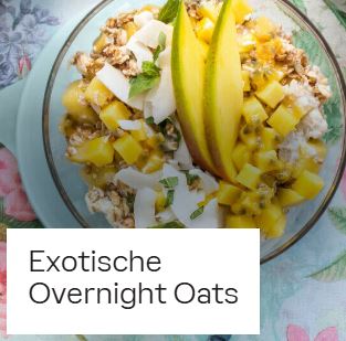 Exotische Overnight Oats