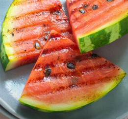 Gegrillte Wassermelone