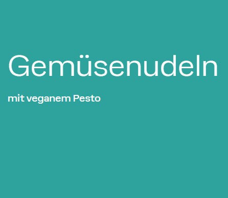 Gemüsenudeln mit veganem Pesto