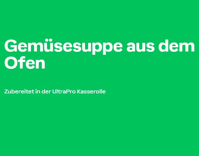 Gemüsesuppe aus dem Ofen
