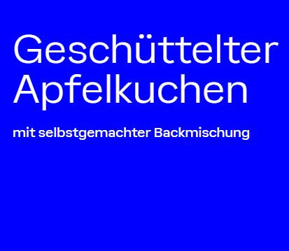 Geschüttelter Apfelkuchen