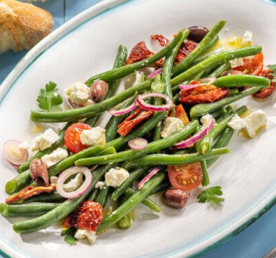 Griechischer Bohnensalat