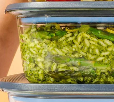 Grüner Spargelrisotto