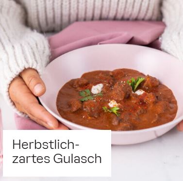 Herbstlich-zartes Gulasch
