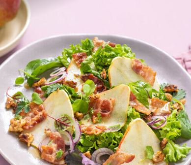 Herbstlich knackiger Salat