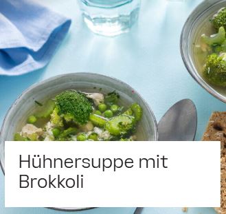 Hühnersuppe mit Brokkoli