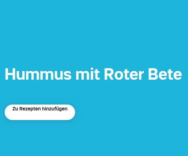Hummus mit Roter Bete
