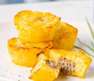 Kartoffelmuffins mit cremiger Pilzfüllung