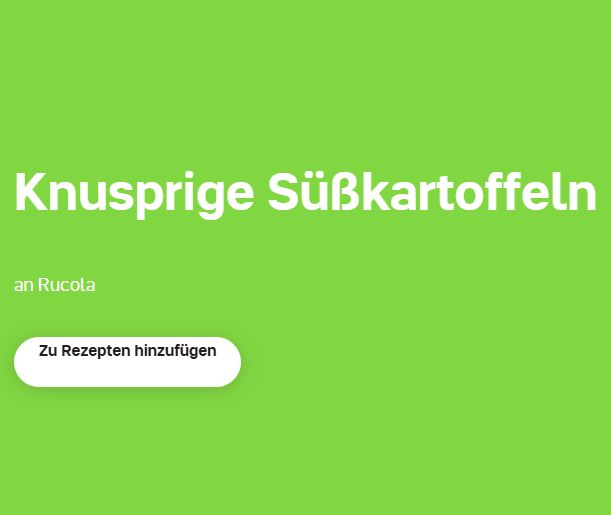 Knusprige Süßkartoffeln