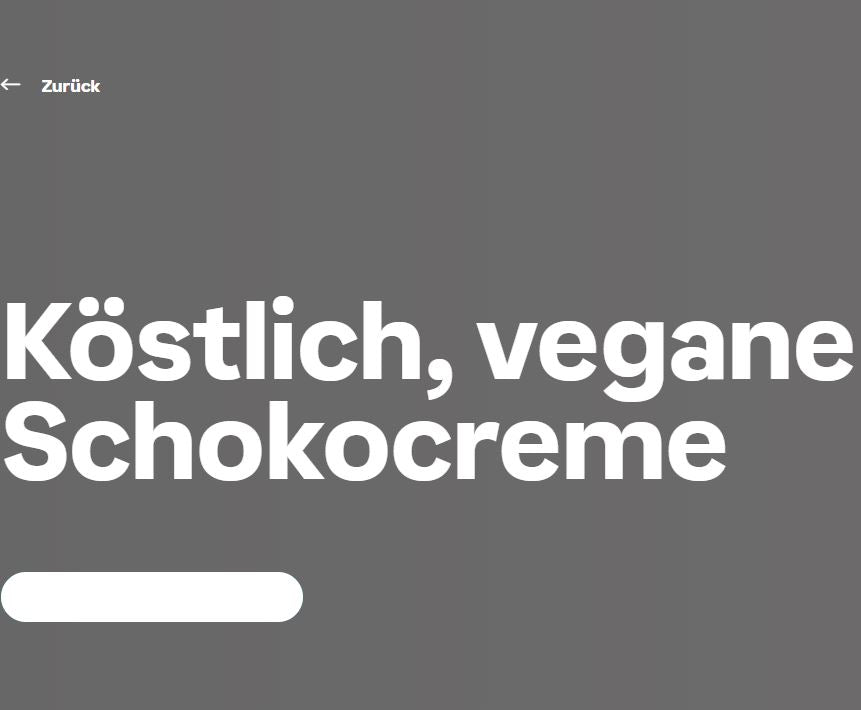 Köstlich, vegane Schokocreme