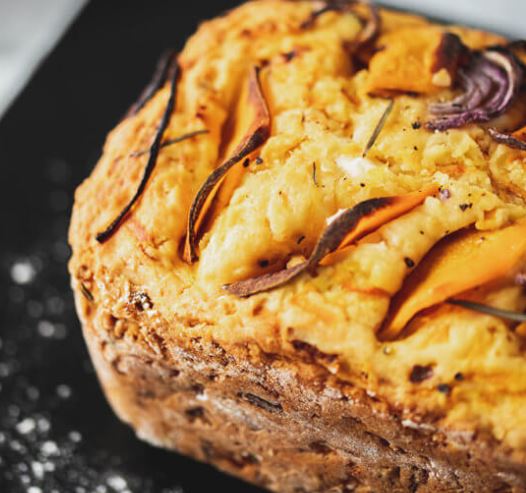Kürbis-Feta-Brot