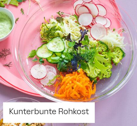 Kunterbunte Rohkost