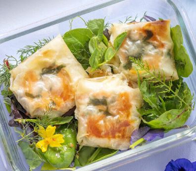 Lachs-Ziegenkäse-Häppchen