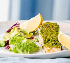 Lachs mit Pistazienkruste