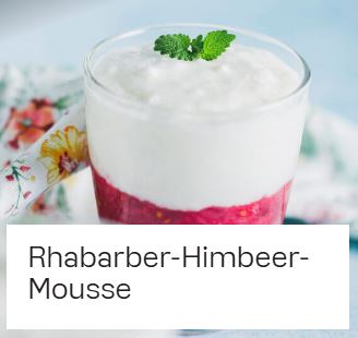Rhabarber-Himbeer-Mousse