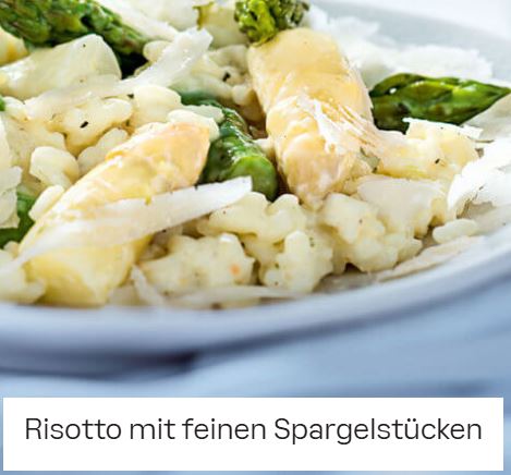 Risotto mit feinen Spargelstücken