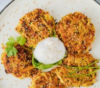 Rösti mit Bohnen-Mousse