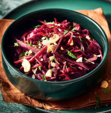 Rote Bete, Rotkohl und Ingwer