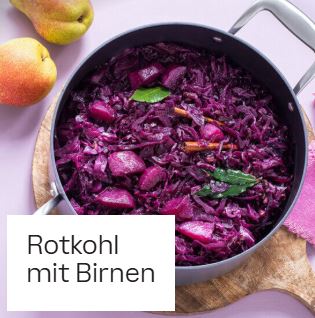 Rotkohl mit Birnen