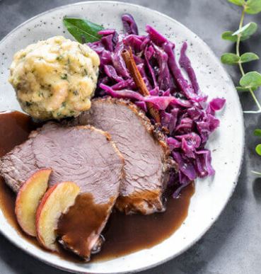 Saftiger Rinderbraten Hausmannskost mit Tradition
