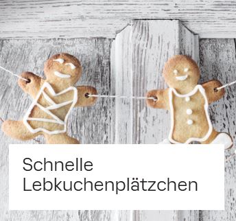 Schnelle Lebkuchenplätzchen