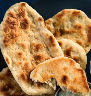 Schnelles Naan Brot
