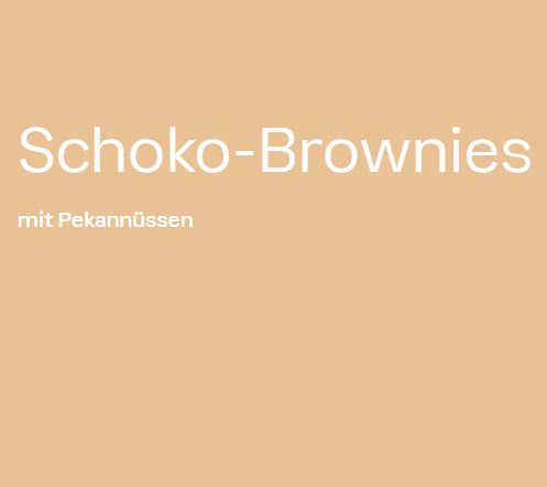 Schoko-Brownies mit Pekannüssen