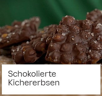 Schokolierte Kichererbsen