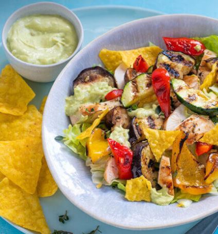 Taco-Salat mit Grillgemüse