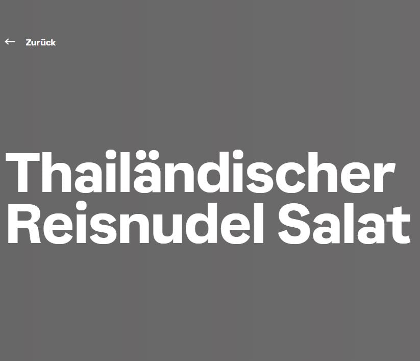 Thailändischer Reisnudel Salat