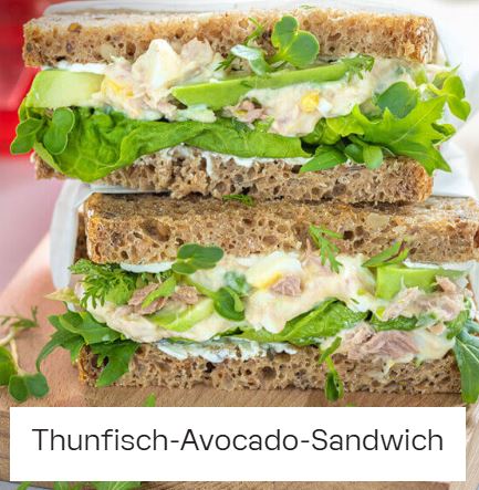 Thunfisch-Avocado-Sandwich