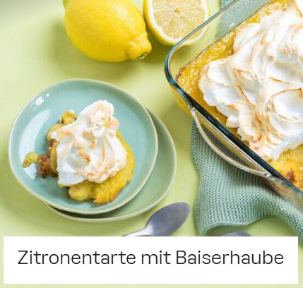 Zitronentarte mit Baiserhaube