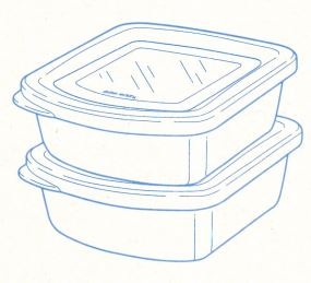 U11 Four Seasons Mini-Lunchboxen 400ml Tupperware